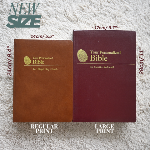 2 Personalized Complete Bibles