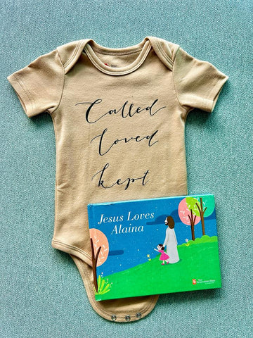 Kids Bundle: Jesus Loves... Custom Book & a Baby Romper
