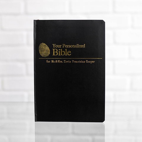 The Complete Personalized Bible in LARGE PRINT [Bonded Leather]
